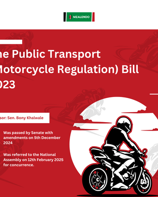 The Public Transport (Motorcycle Regulation) Bill 2023